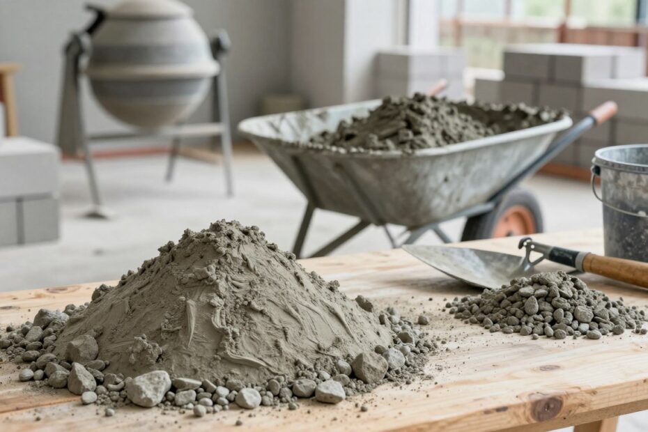 Czym się różni cement od betonu