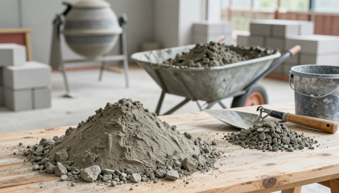 Czym się różni cement od betonu