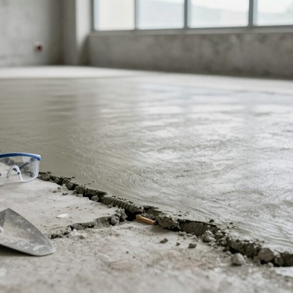 Czym uzupełnić ubytki w posadzce betonowej, aby uzyskać trwałą i równą powierzchnię