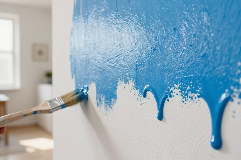 Ile schnie farba na ścianie