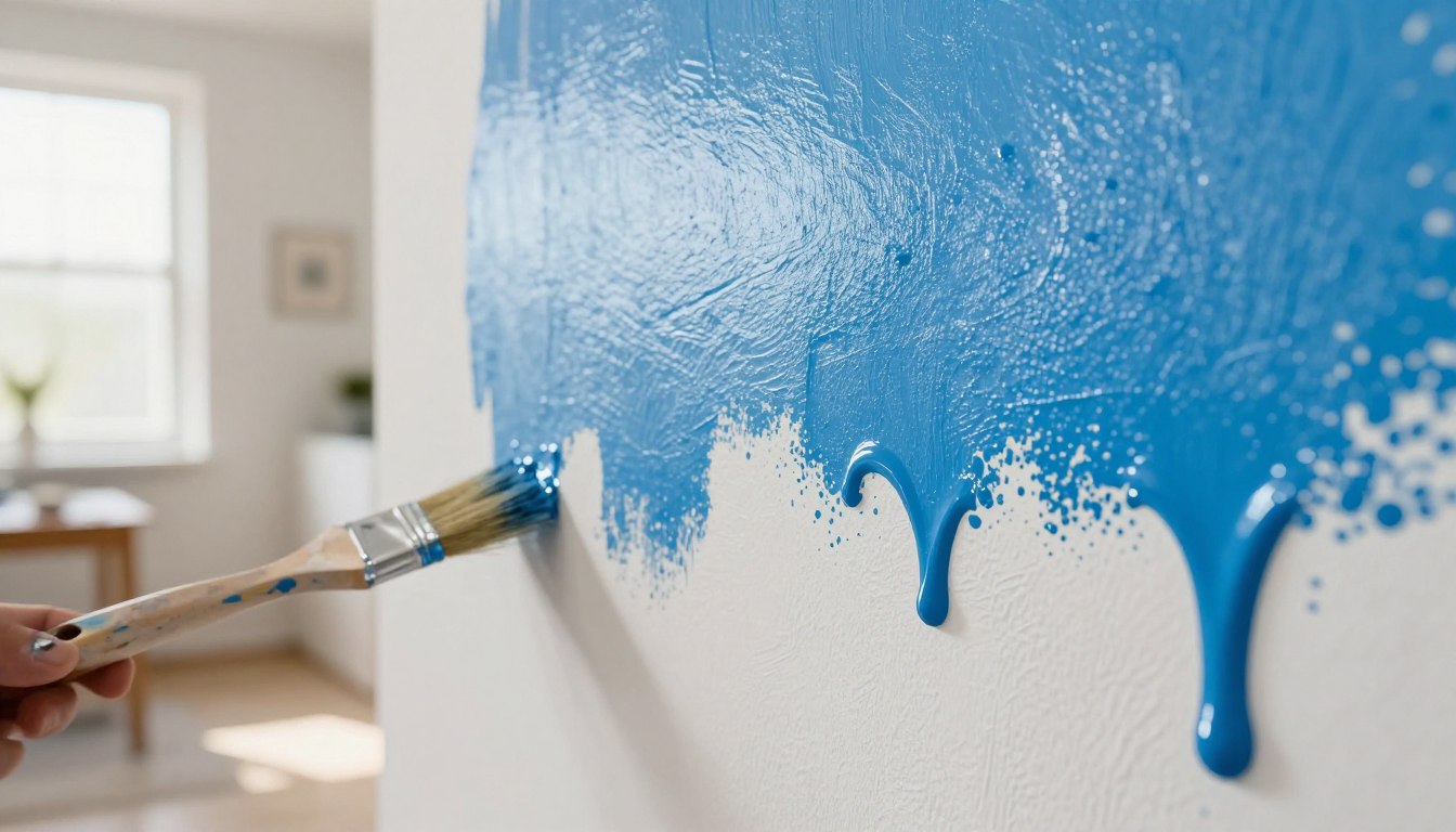 Ile schnie farba na ścianie