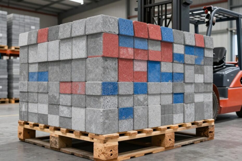 Ile waży paleta kostki