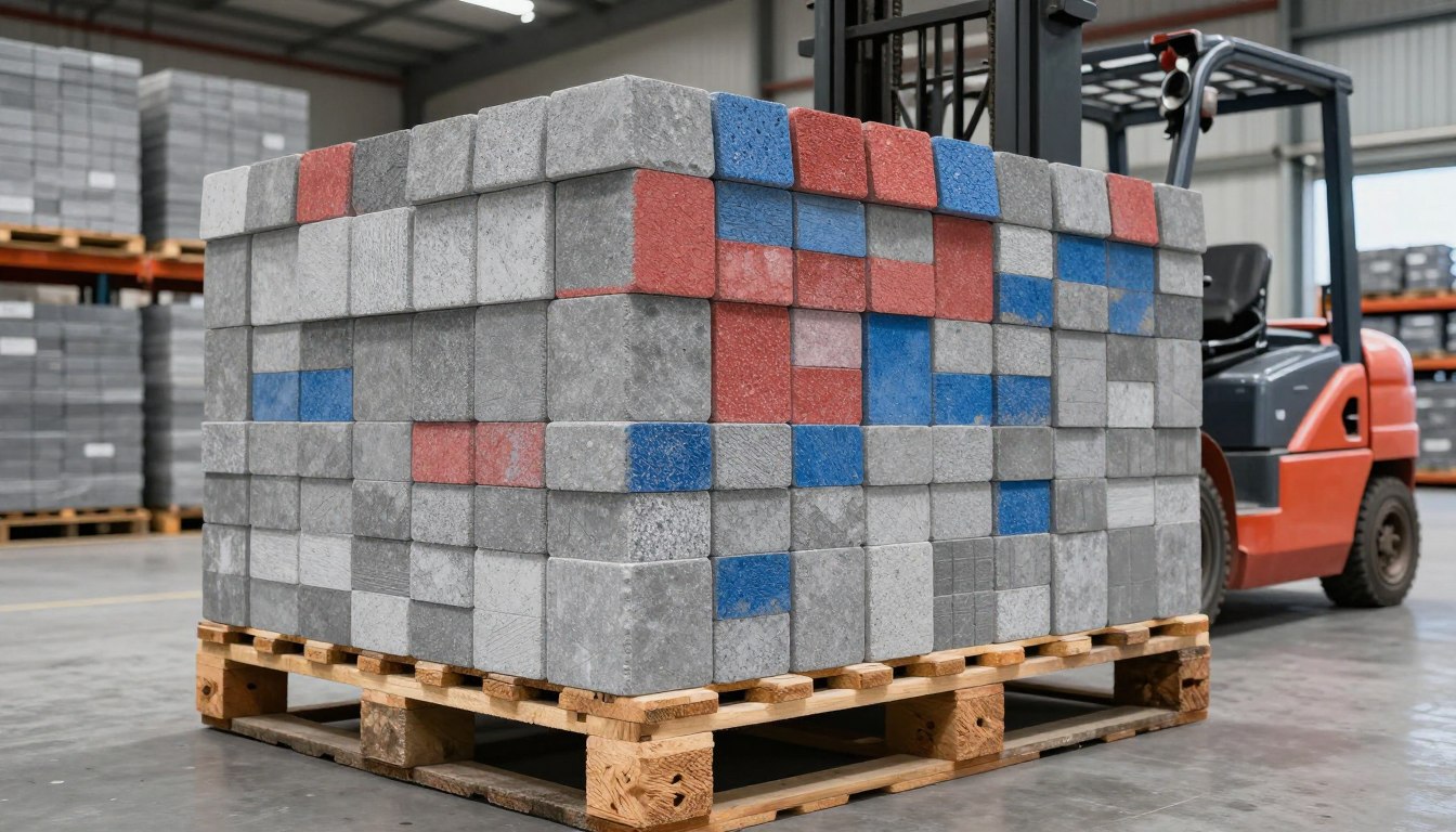 Ile waży paleta kostki