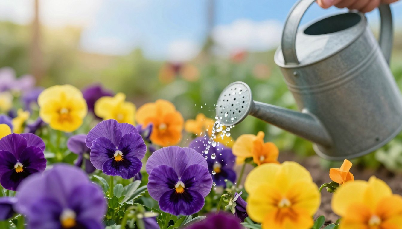 Jak często podlewać bratki