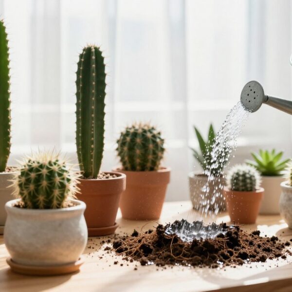 Jak często podlewać kaktusy, żeby nie doprowadzić do przelania roślin