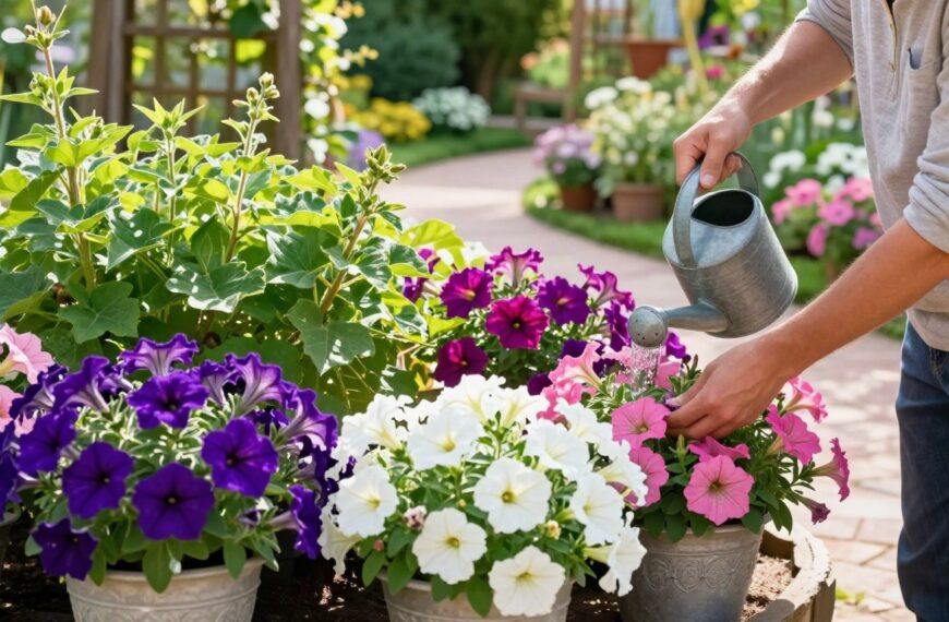 Jak dbać o petunie, by kwitły bujnie przez cały sezon
