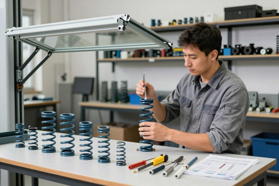 Jak dobrać sprężyny do bramy uchylnej