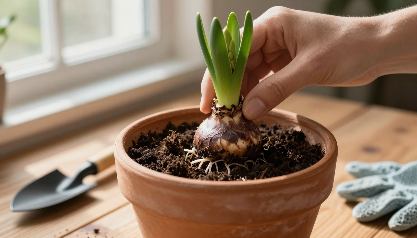 Jak głęboko sadzić hiacynty w doniczce