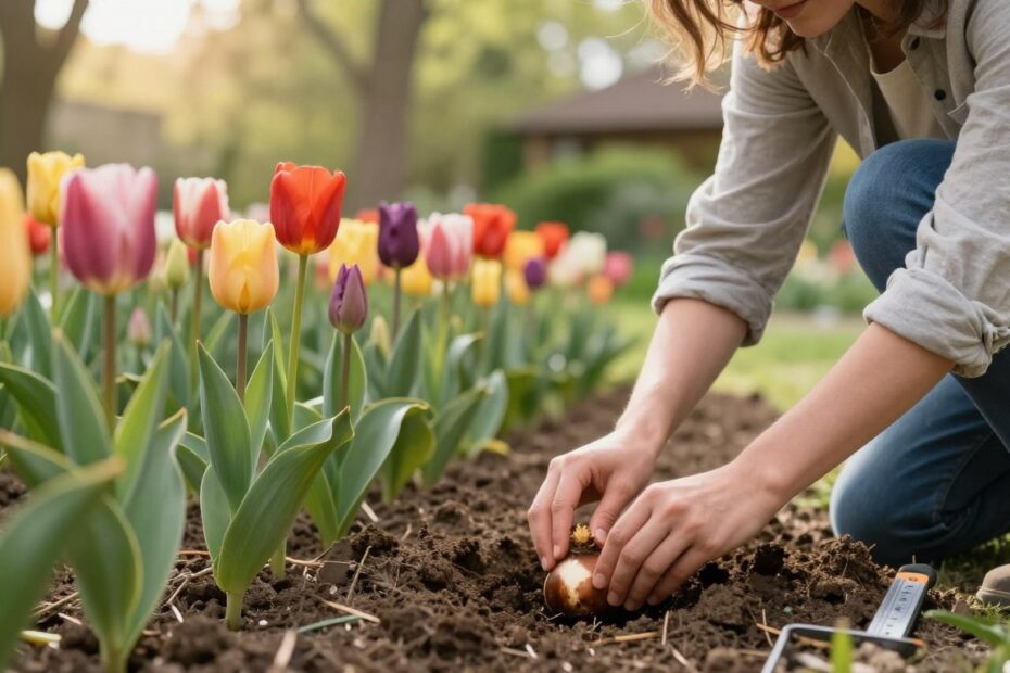Jak głęboko sadzić tulipany