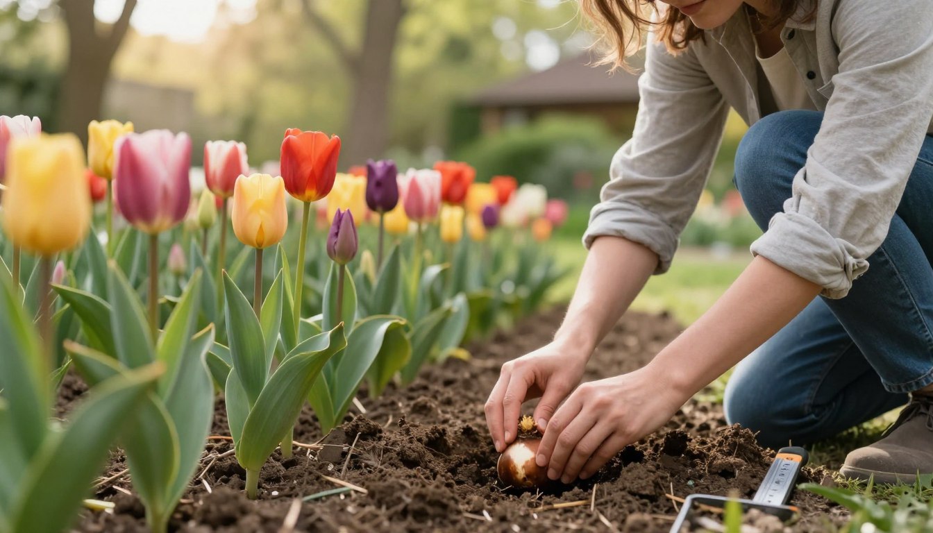 Jak głęboko sadzić tulipany