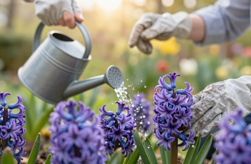 Jak podlewać hiacynty, aby nie dopuścić do gnicia cebul i słabego kwitnienia