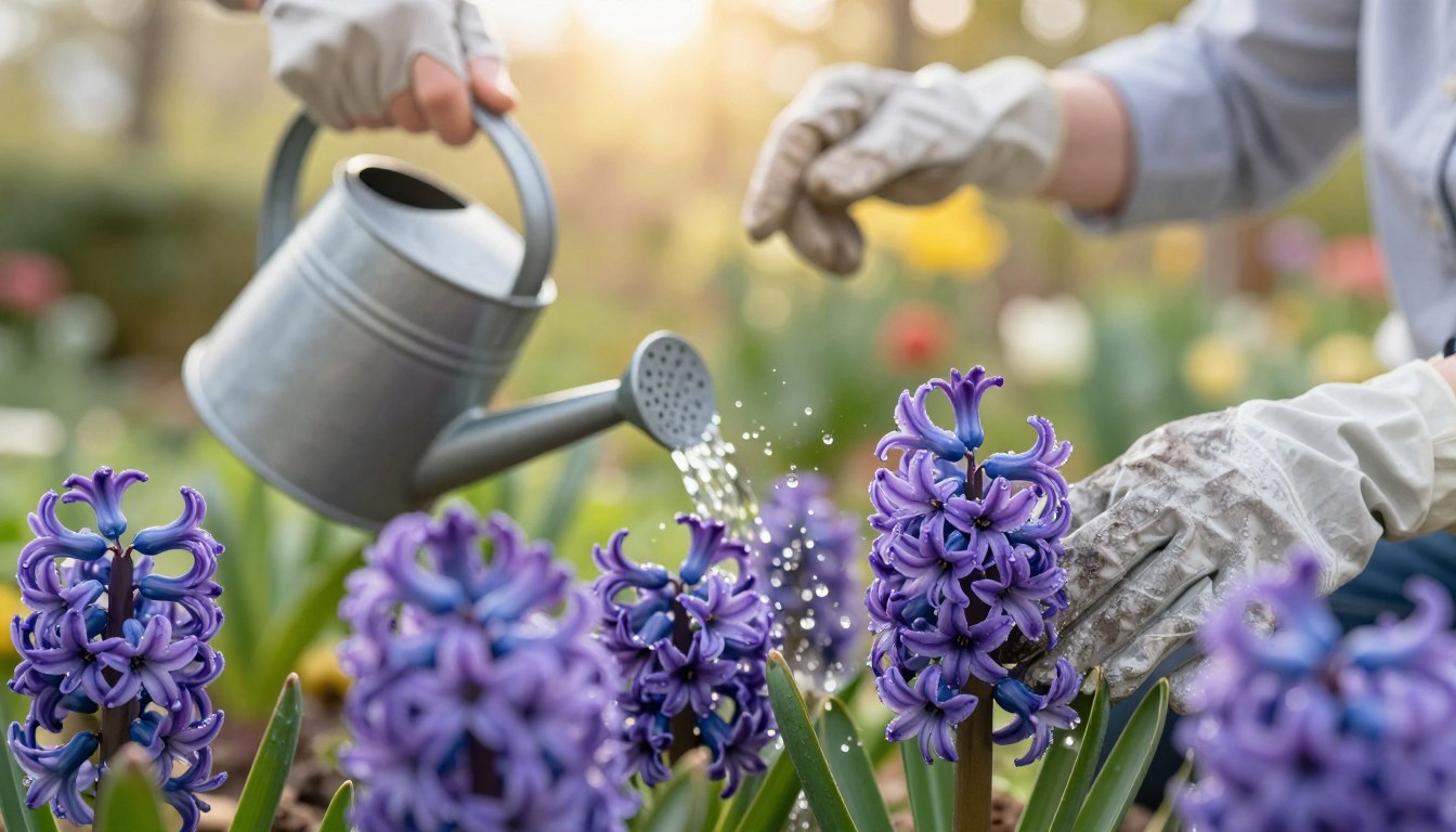 Jak podlewać hiacynty