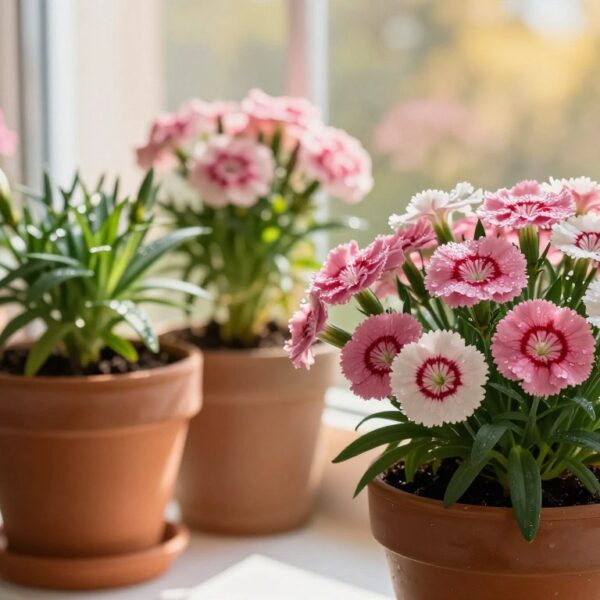 Jak przezimować goździki w doniczce