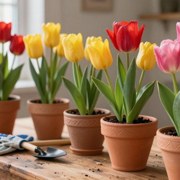 Jak sadzić tulipany w doniczce, aby stworzyć efektowną wiosenną dekorację