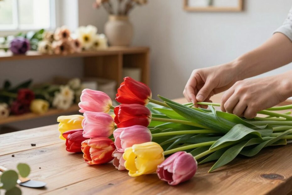 Jak suszyć tulipany