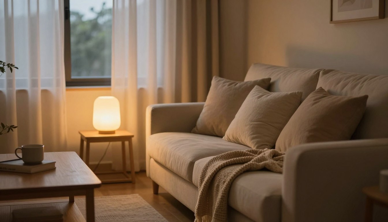 Jaka barwa światła do salonu