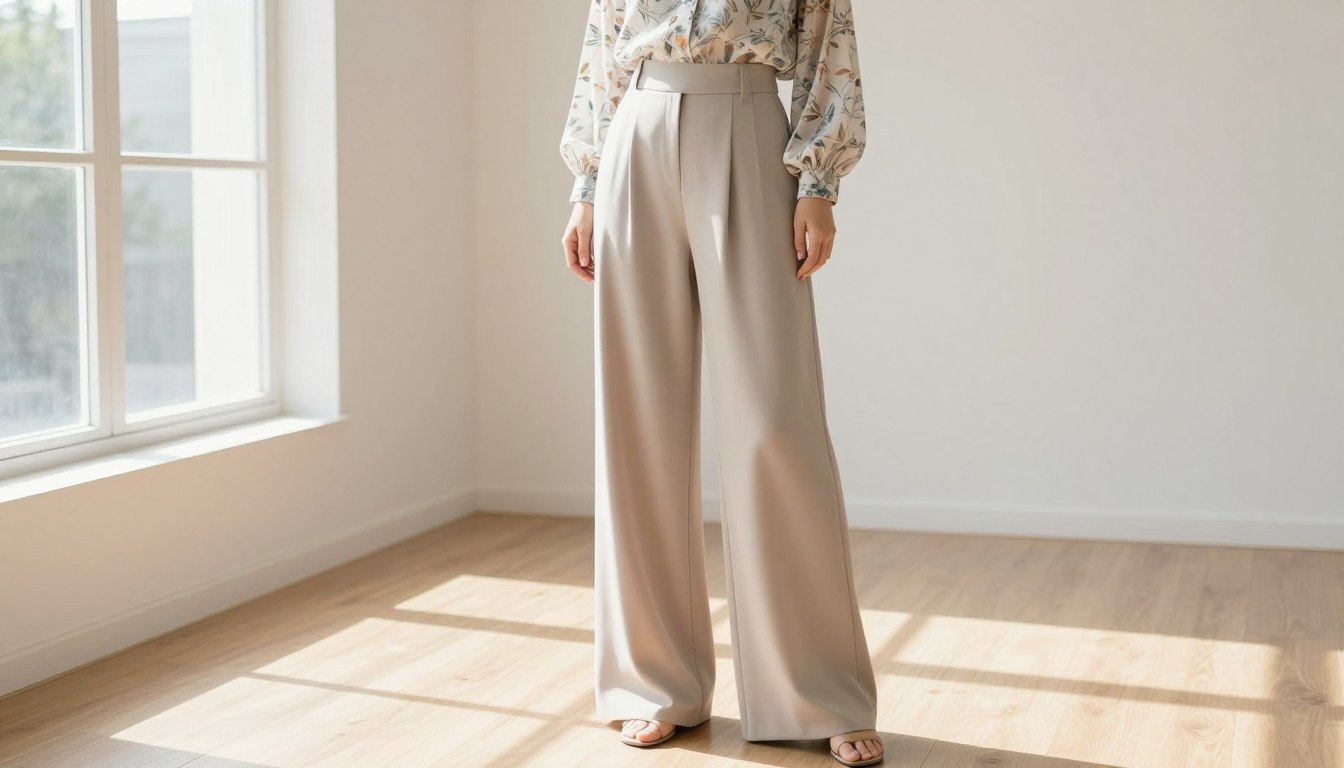 Jaka bluzka do szerokich spodni