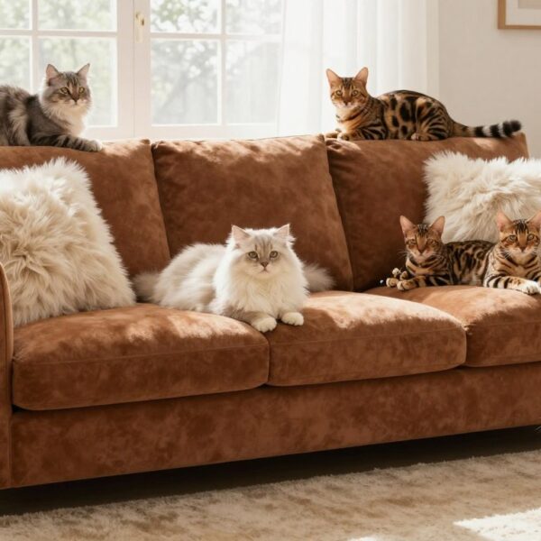 Jaka kanapa przy kotach sprawdzi się najlepiej i będzie odporna na sierść oraz pazury