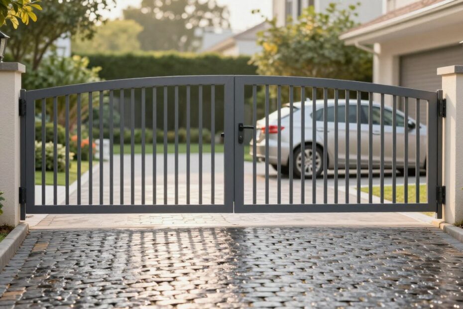Jaka wysokość bramy wjazdowej nad kostką